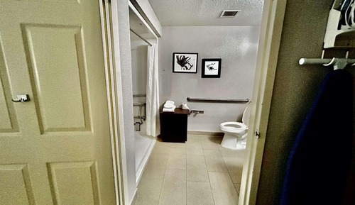 Zimmer, 1 King-Bett, barrierefrei, Nichtraucher (Roll-in Shower)