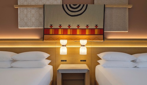 Zimmer, 2 Queen-Betten