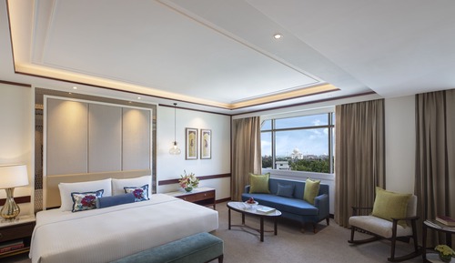 Junior-Suite, 1 King-Bett (Taj Mahal View)