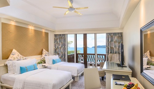 Deluxe-Zweibettzimmer, Meerblick