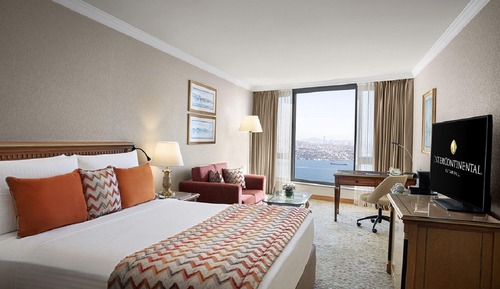 Premium-Zimmer, 1 King-Bett, Raucher, Meerblick
