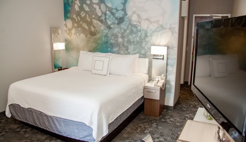 Zimmer, 1 King-Bett und Schlafsofa