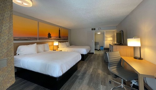 Zimmer, 2 Queen-Betten, barrierefrei, Nichtraucher (Bathtub w/Grab Bars)