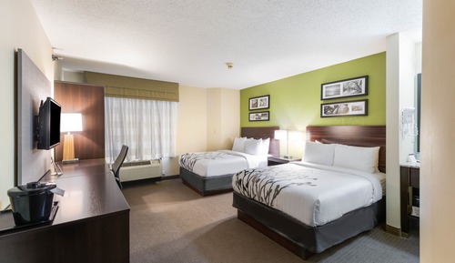 Zimmer, 2 Doppelbetten, barrierefrei, Nichtraucher