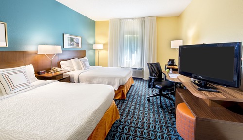 Zimmer, 2 Doppelbetten, Nichtraucher (Mobility/Hearing Accessible, Tub)