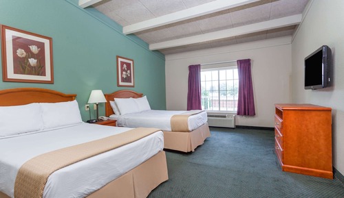 Zimmer, 2 Doppelbetten, Raucher