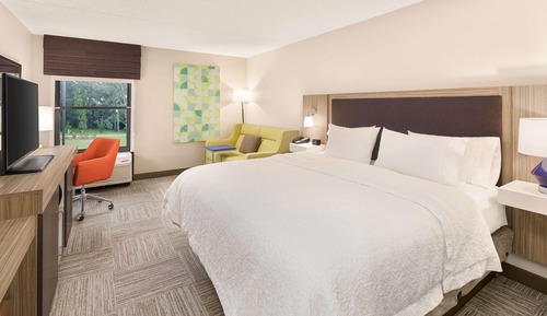 Zimmer, 1 King-Bett, Nichtraucher, Kühlschrank und Mikrowelle