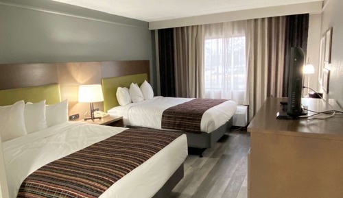 Standardzimmer, 2 Queen-Betten, barrierefrei, Kühlschrank und Mikrowelle