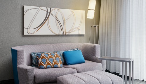 Zimmer, 1 King-Bett und Schlafsofa, Balkon