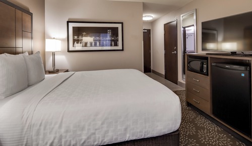 Standardzimmer, 1 Queen-Bett, Nichtraucher, Kühlschrank und Mikrowelle