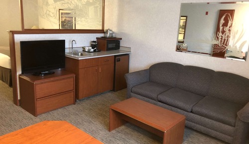 Zimmer, 1 King-Bett und Schlafsofa