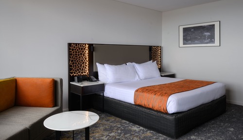 Superior-Zimmer, 1 King-Bett, Hafenblick