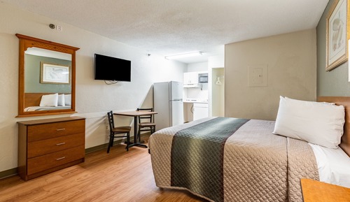 Studio, 1 Doppelbett, barrierefrei, Nichtraucher (Roll-In Shower)