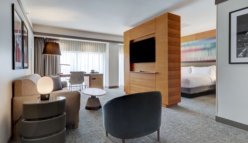 Junior-Suite, 1 King-Bett und Schlafsofa