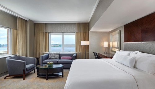 Premium-Zimmer, 1 King-Bett, Hafenblick