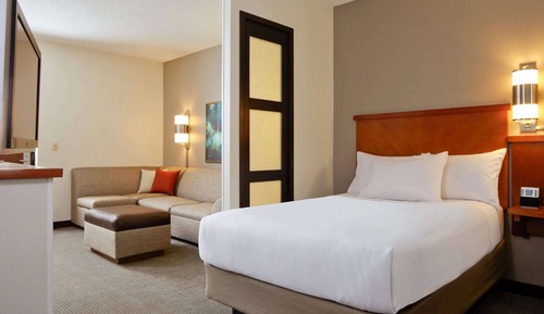 Zimmer, 1 King-Bett und Schlafsofa (High Floor)