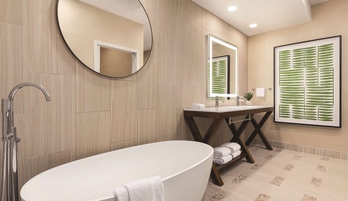 Presidential-Suite, Mehrere Betten, barrierefrei, Poolblick