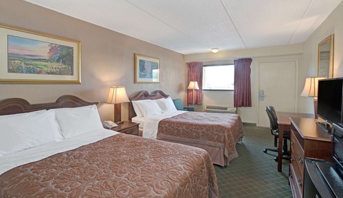 Zimmer, 2 Doppelbetten, barrierefrei, Nichtraucher (Mobility)