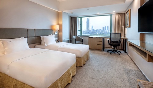 Premium-Zimmer, 2 Einzelbetten, Flussblick