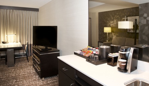 Suite, 2 Doppelbetten, barrierefrei (Mobility, Roll-in Shower)