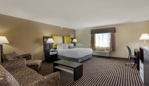 Standardzimmer, 1 King-Bett, Nichtraucher, Kühlschrank und Mikrowelle (with Sofabed)