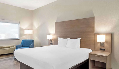 Standardzimmer, 1 King-Bett, Nichtraucher, Kühlschrank und Mikrowelle