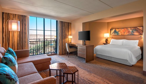 Junior-Suite, 1 King-Bett und Schlafsofa