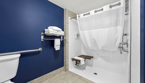 Zimmer, 1 King-Bett, barrierefrei (Mobility & Hearing, Roll-in Shower)