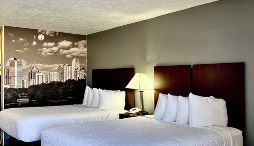 Zimmer, 2 Queen-Betten, barrierefrei, Nichtraucher