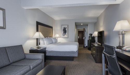 Standardzimmer, 1 King-Bett, barrierearm (Communications, Roll-In Shower)