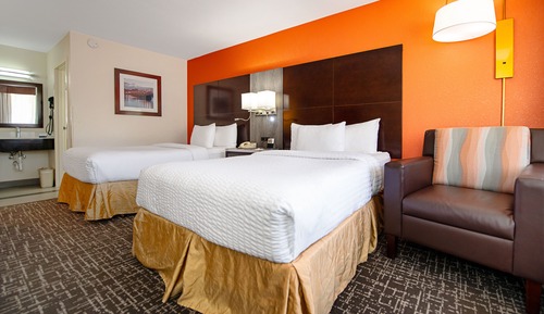 Standard-Einzelzimmer, 2 Doppelbetten, Nichtraucher