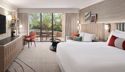 Zimmer, 1 King-Bett, barrierearm, Terrasse (Ventana)