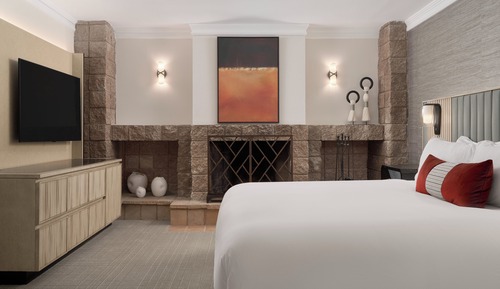 Grand-Zimmer, 1 King-Bett, barrierearm, Bergblick (Roll-In Shower)