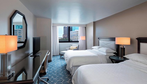 Deluxe-Zimmer, 2 Queen-Betten, Stadtblick (Hearing Accessible)