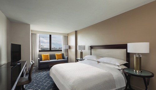 Deluxe-Zimmer, 1 King-Bett, Nichtraucher, Hafenblick