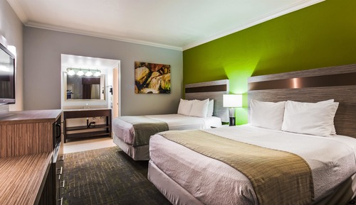 Standard-Studio, 2 Queen-Betten, Nichtraucher, Kühlschrank und Mikrowelle