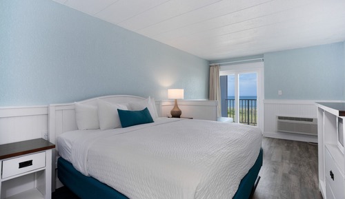 Premium-Zimmer, 1 King-Bett, Balkon, Meerblick