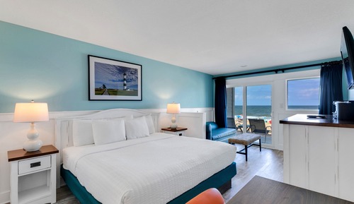 Superior-Zimmer, 1 King-Bett, Meerblick, am Strand