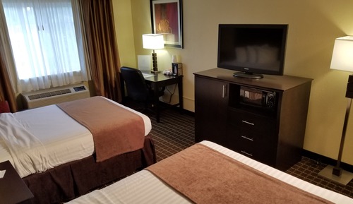 Zimmer, 2 Doppelbetten, barrierefrei, Nichtraucher