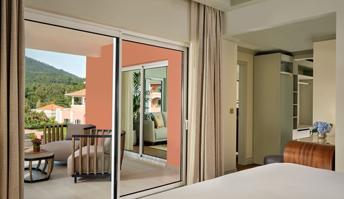 Executive-Suite, 1 Schlafzimmer, Nichtraucher, Blick auf die Anlage (Corner)