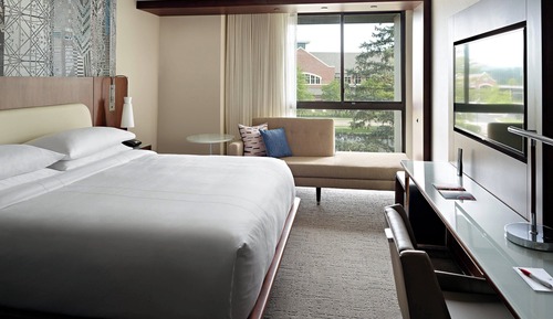 Basic-Zimmer, 1 King-Bett, barrierearme Badewanne, Nichtraucher (Hearing Accessible)