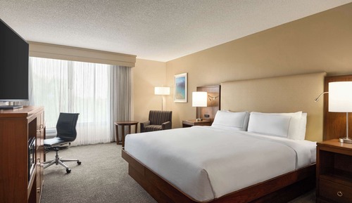 Zimmer, 1 King-Bett, Poolblick