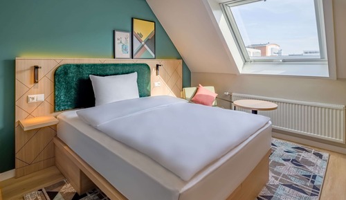 Zimmer, 1 Queen-Bett, Kochnische