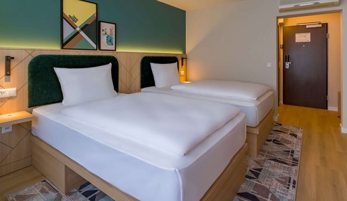 Zweibettzimmer, 2 Einzelbetten