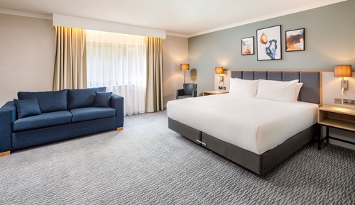Junior-Suite, 1 King-Bett und Schlafsofa