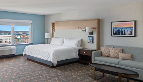 Premium-Zimmer, 1 King-Bett und Schlafsofa, Eckzimmer