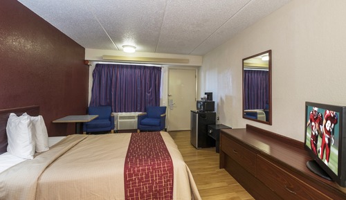 Deluxe-Zimmer, 1 Queen-Bett, barrierefrei, Nichtraucher (Roll-In Shower)