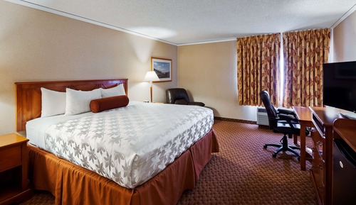 Standardzimmer, 1 King-Bett, Nichtraucher, Kühlschrank und Mikrowelle