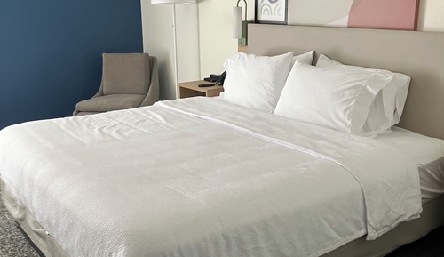 Zimmer, 1 King-Bett, barrierefrei (Mobility, Roll-In Shower)