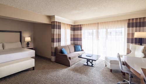 Junior-Suite, 1 King-Bett und Schlafsofa, Balkon